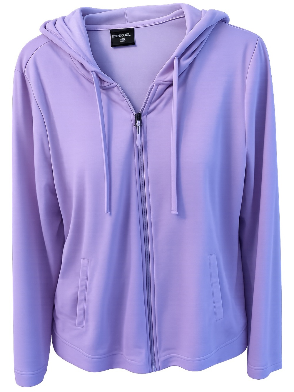 Everyday Zip Hoodie in Lavender Size XL